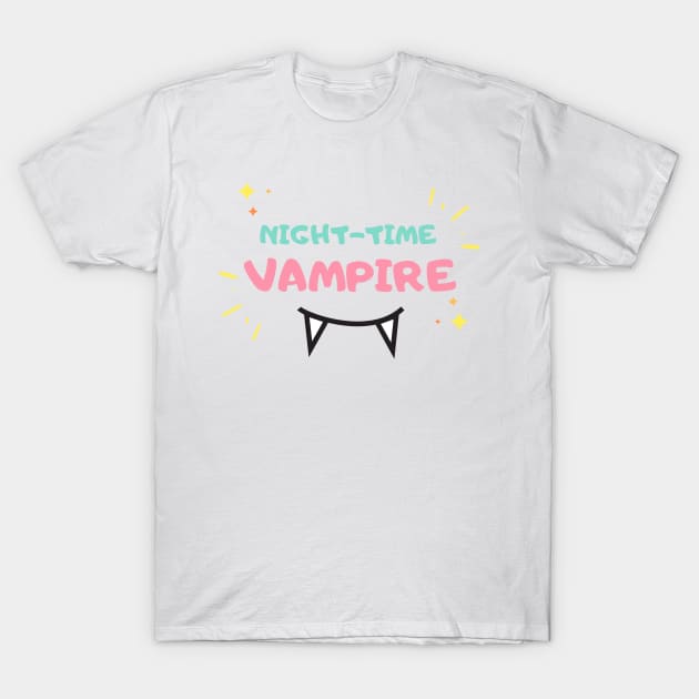 Night-Time Vampire T-Shirt by nathalieaynie